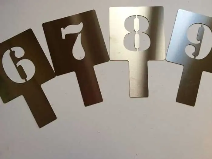 Металлический трафарет