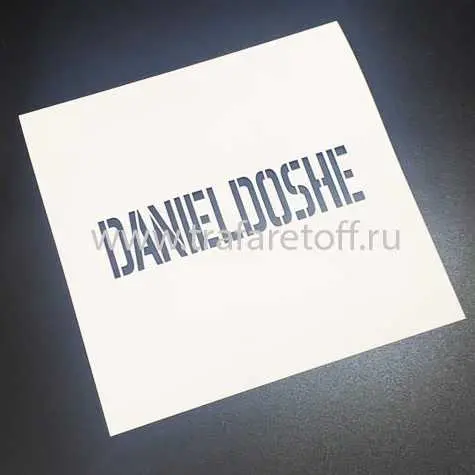 Пластиковый трафарет